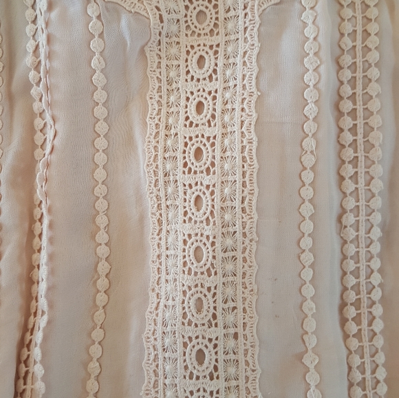 ZARA Woman Peach Tunic Dress Blouse - Picture 5 of 7